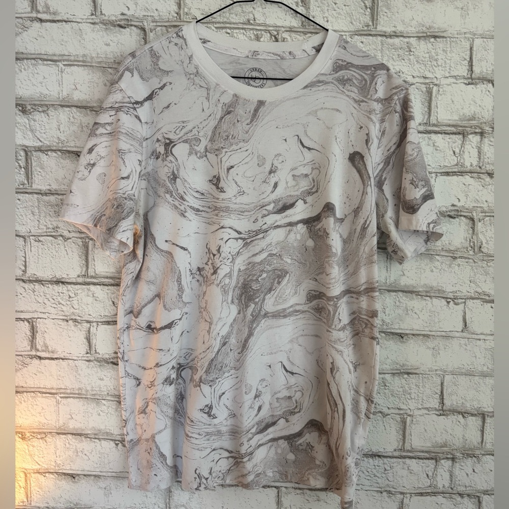 Marble Patterned Men's Shirt